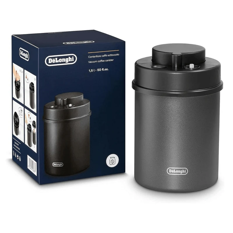 DeLonghi Vacuum Coffee Bean Canister Container 1.5 Litre | DLSC071