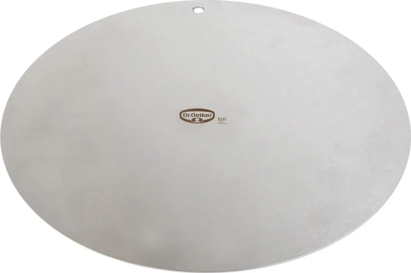 Dekorier- u Transportplatte Edelstahl 32cm Profi