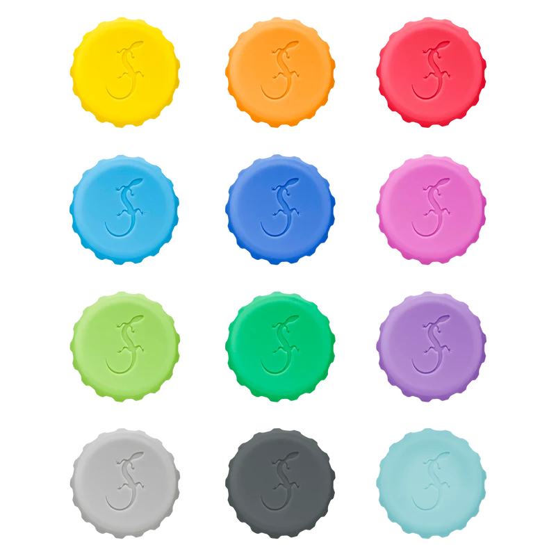 Silikon Kronkorken für Flaschen 12er Set | bunt