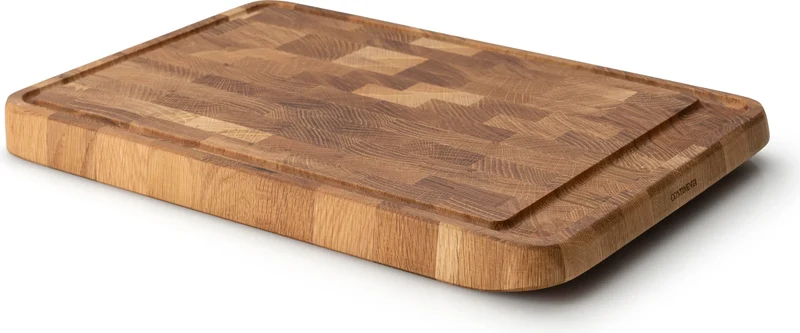 Tranchierbrett Eiche 42 x 29 x 3,5 cm Stirnholz