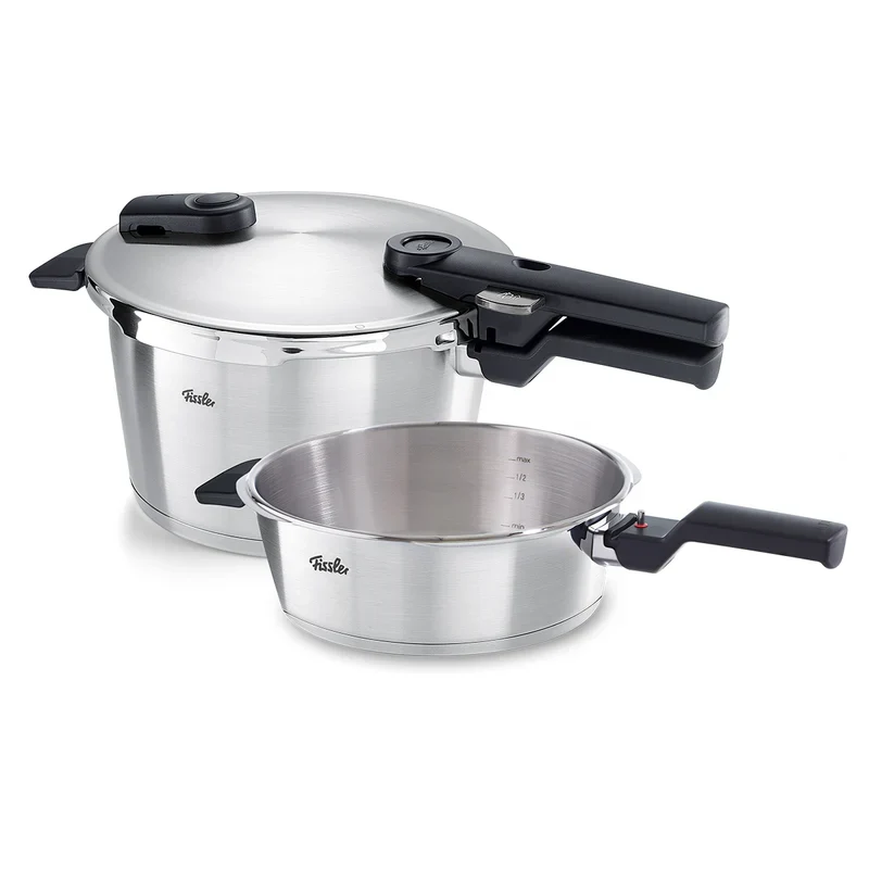 Schnellkochtopf-Set 4,5l. Schnellbratpfanne 2,5l. Vitaquick® Premium
