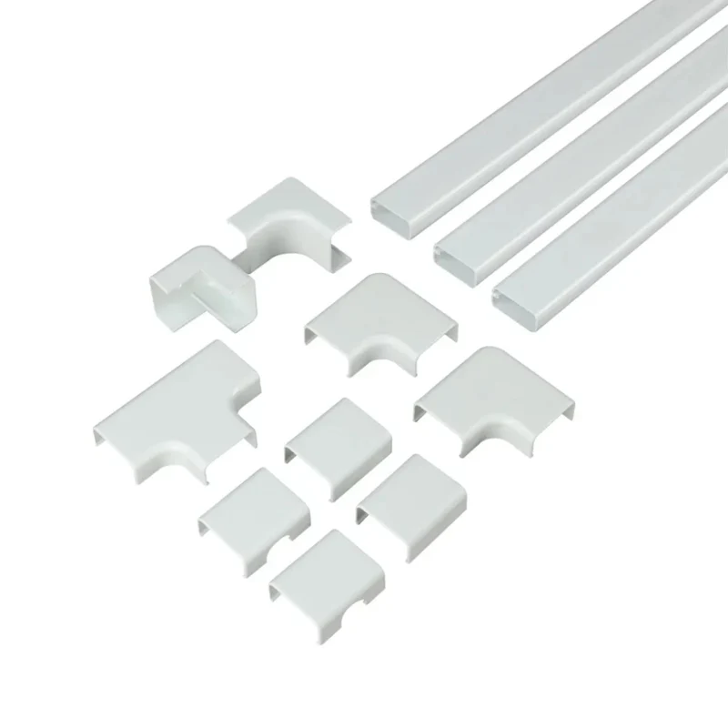 Sanus 45" x 1.5" PVC Cord/Cable Organization Kit (10-Pieces) - White