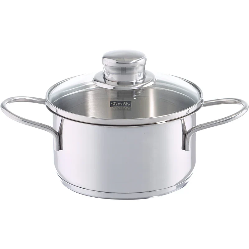 Kochtopf 12cm Glasdeckel Mini-Töpfe Induktiv