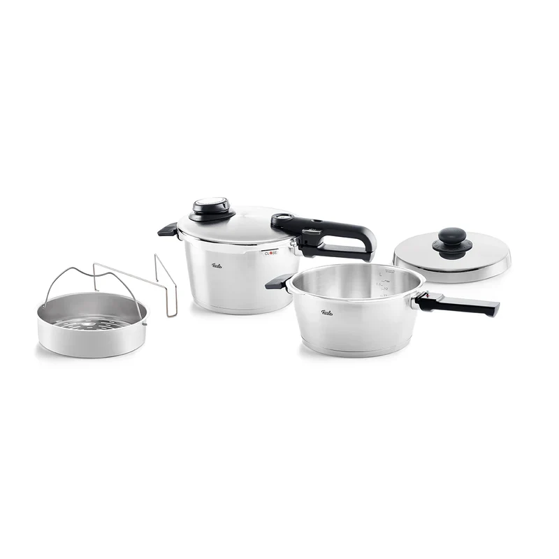 Schnellkochtopf-Set 3,5l+4,5l mit Einsatz+M Vitavit Premium