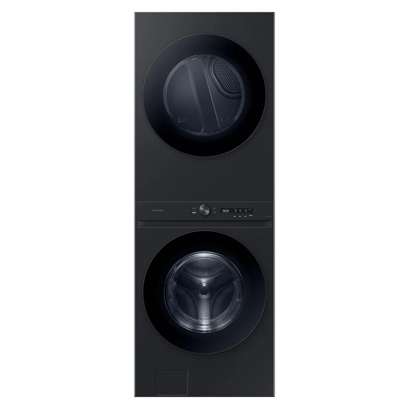 Samsung Bespoke WH46DBH500GV 4.6 cu. ft. AI Laundry Hub Washer with Flex Auto Dispense System and 7.6 cu. ft. Gas Dryer - Black