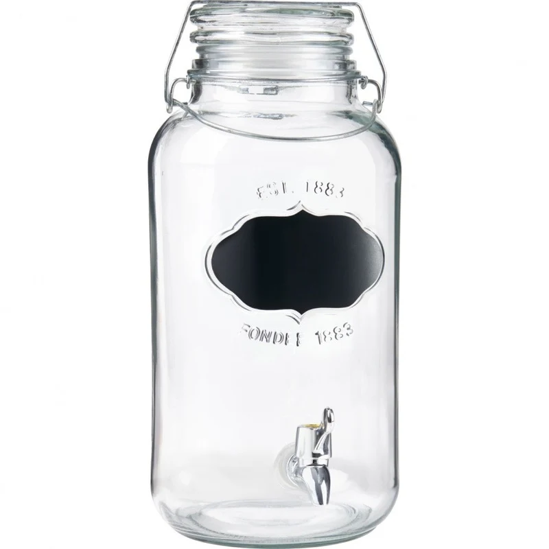 Bormioli 6L Drink & Water Dispenser With Chalkboard