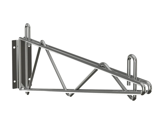 Tarrison Chrome Wall Mount Brackets For 14" Shelf - Sold Individually