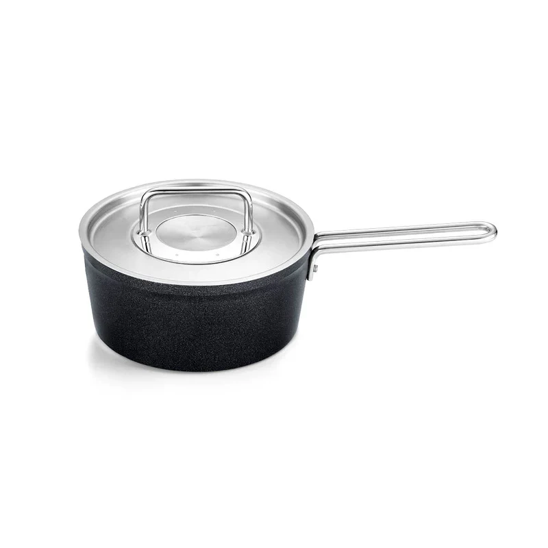Stielkasserolle 18cm mit Metalldeckel Adamant®