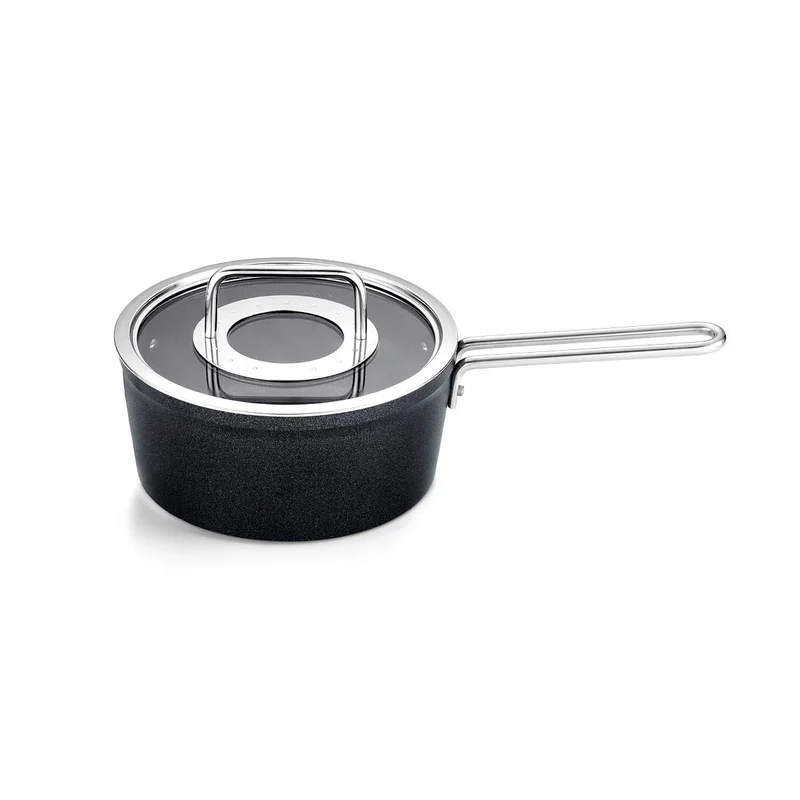 Stielkasserolle 18cm mit Glasdesdeckel Adamant®