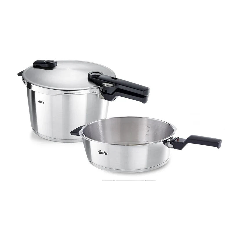 Schnellkochtopf-Set 8l. & Schnellbratpfanne 4l. Vitaquick® Premium