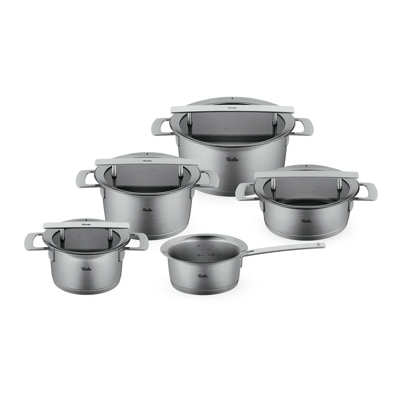 Topfset 5tlg mit Glasdeckel Phi Collection
