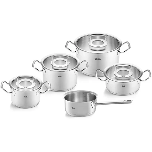 Topfset 5tlg Glasdeckel mit Stielkasserolle Original-Profi Collection