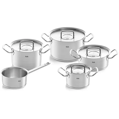 Topfset 5tlg Metalldeckel mit Stielkasserolle Original-Profi Collection