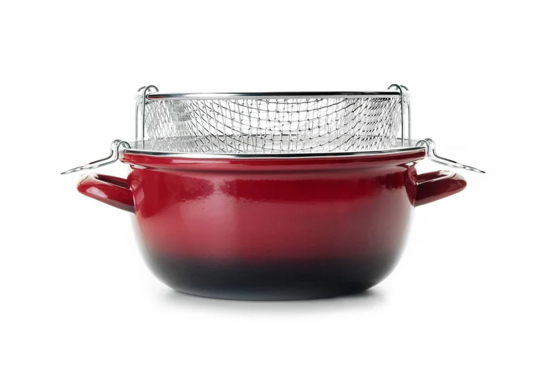 Fritteuse Volcan mit Korb, 24 cm