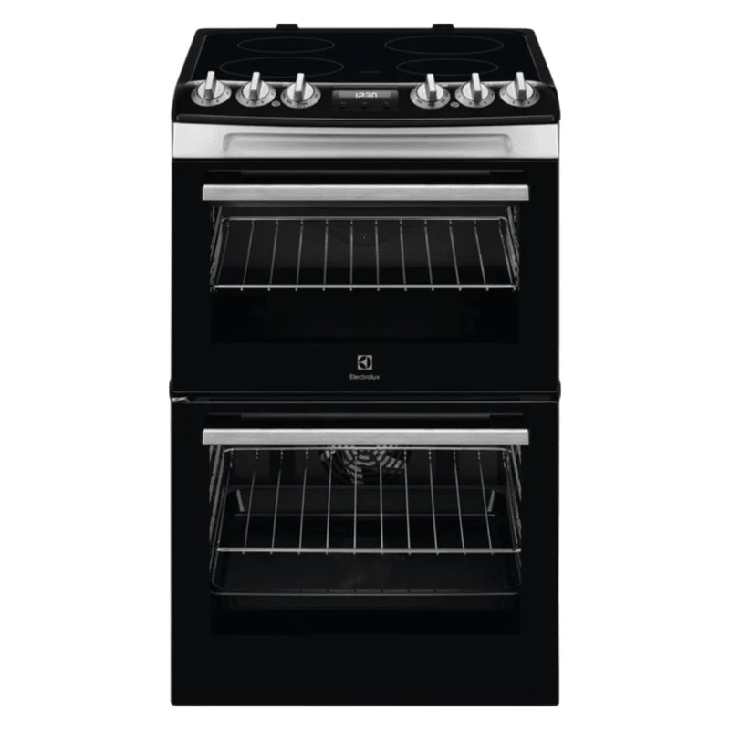 Electrolux 55cm Double Oven Electric Cooker - Stainless Steel | LKR555100X