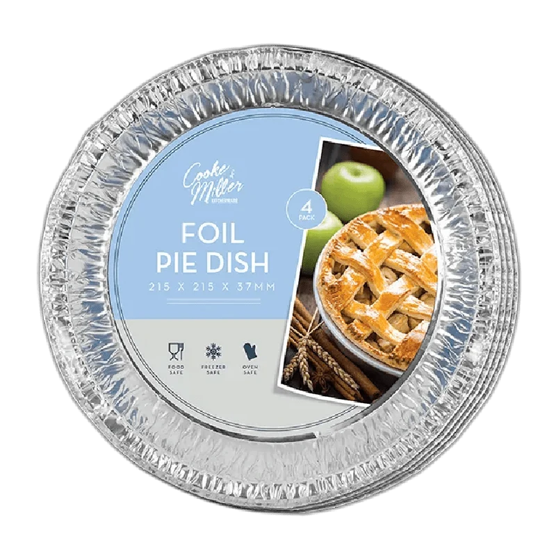 21.5cm Foil Pie Dishes 4pk