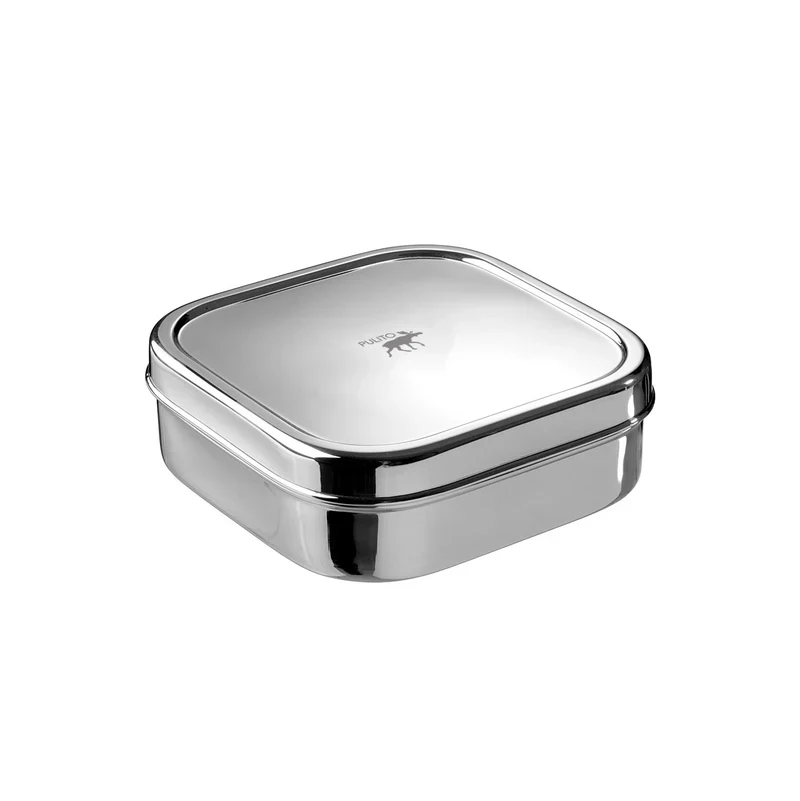 Brotbox Classic PureLunchBox Quadrat Edelstahl 800 ml
