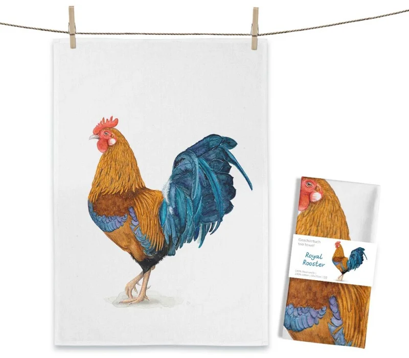 Geschirrtuch Royal Rooster