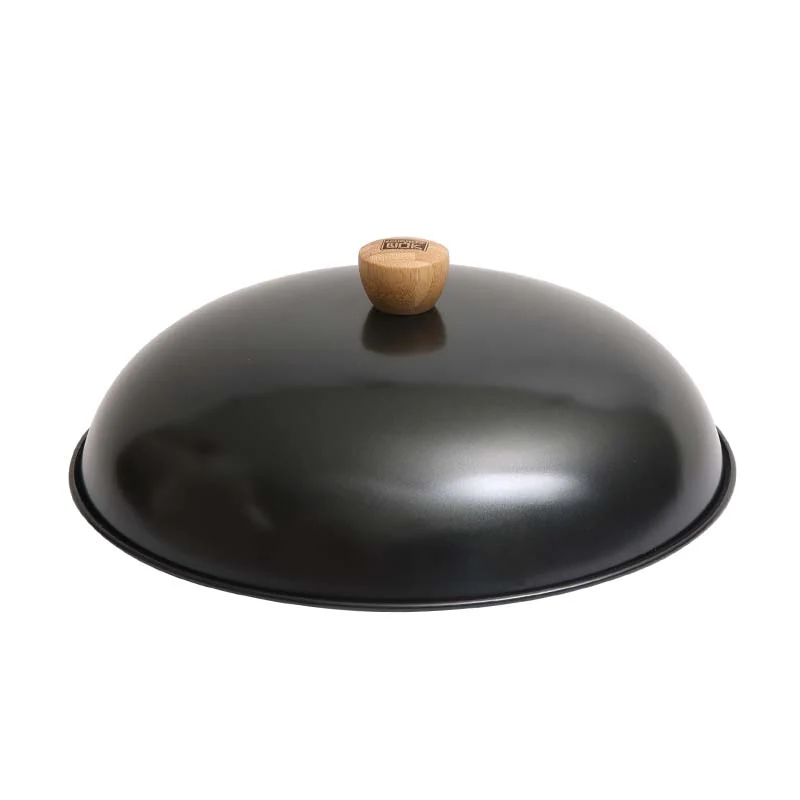 Wok-Deckel aus Karbonstahl 34 cm für Wok 36 cm