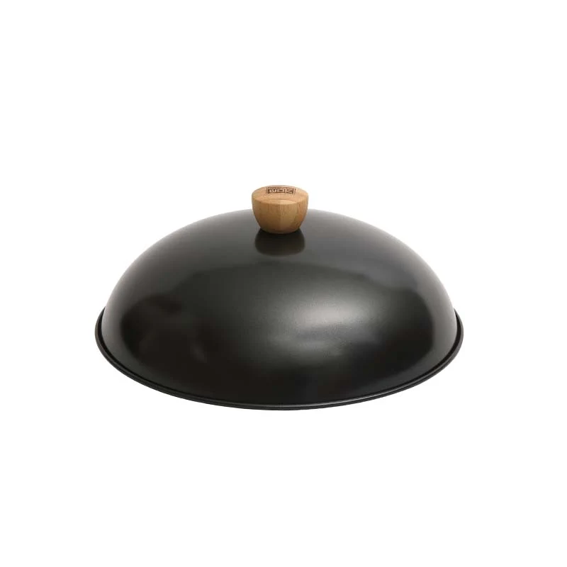 Wok-Deckel aus Karbonstahl 30 cm für Wok 30,5 cm