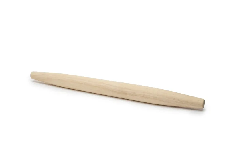Französisches Nudelholz L. 50,8cm Rollbreite 25cm Gummibaum