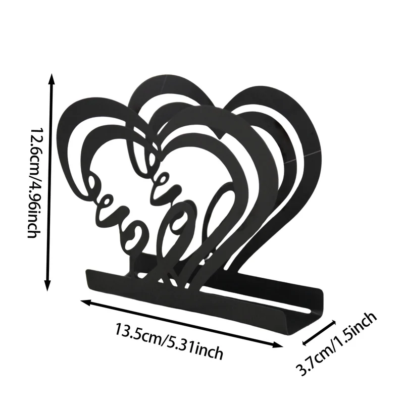 Herzförmige dekorative Bücherstützen