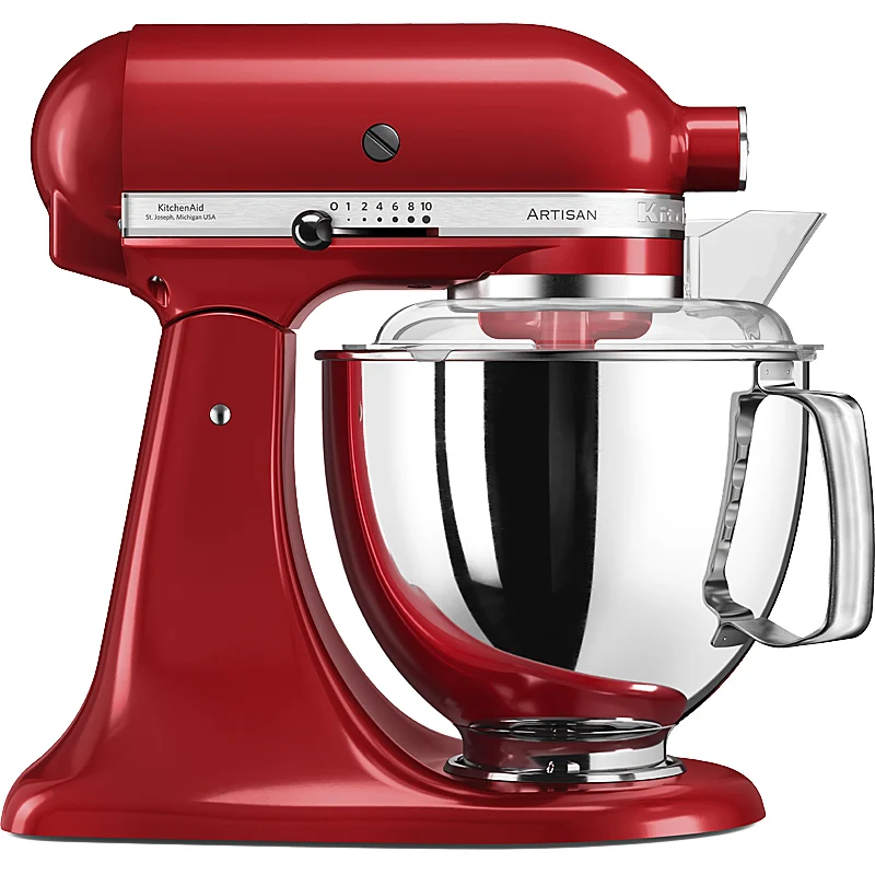 KitchenAid Artisan 5KSM175PSEER Küchenmaschine 4,8L Empire Red mit Zubehör