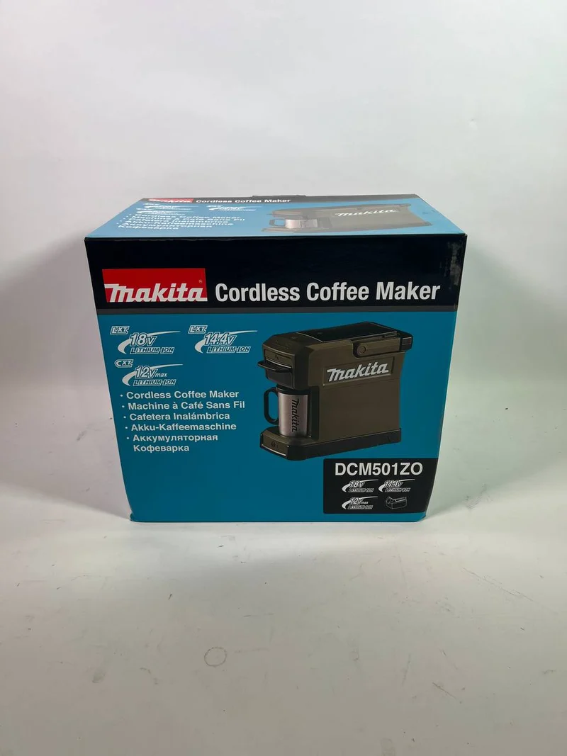 Makita DCM 501 ZO Akku Kaffeemaschine 12 V max. / 18 V Olive - Outdoor Adventure Edition Solo - Leicht Gebraucht