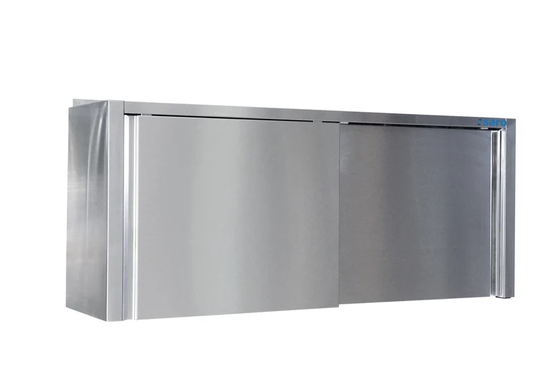 Saro Edelstahlhängeschrank - 400 mm Tiefe, Breite 1200mm