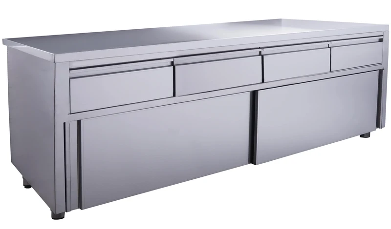 Saro Schiebetürenschrank mit 4 Schubladen, 2000X700mm