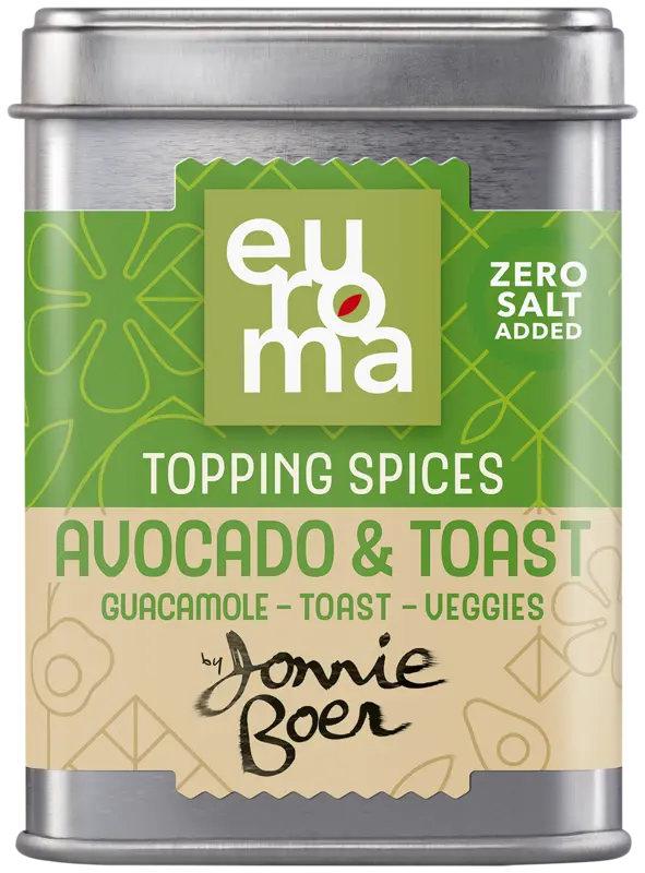 Euroma Topping avocado & toast by Jonnie Boer