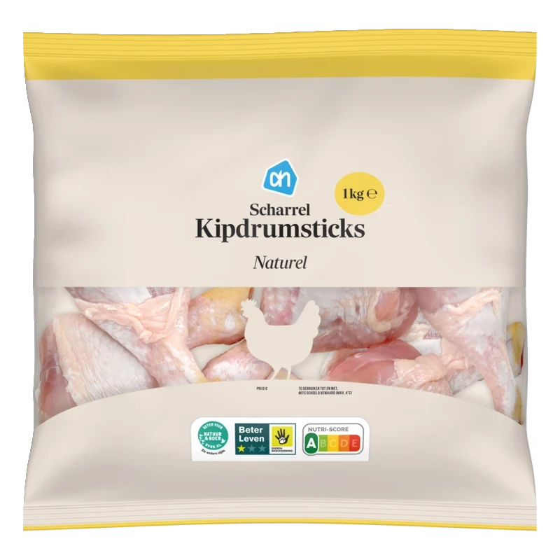 Scharrel kipdrumsticks
