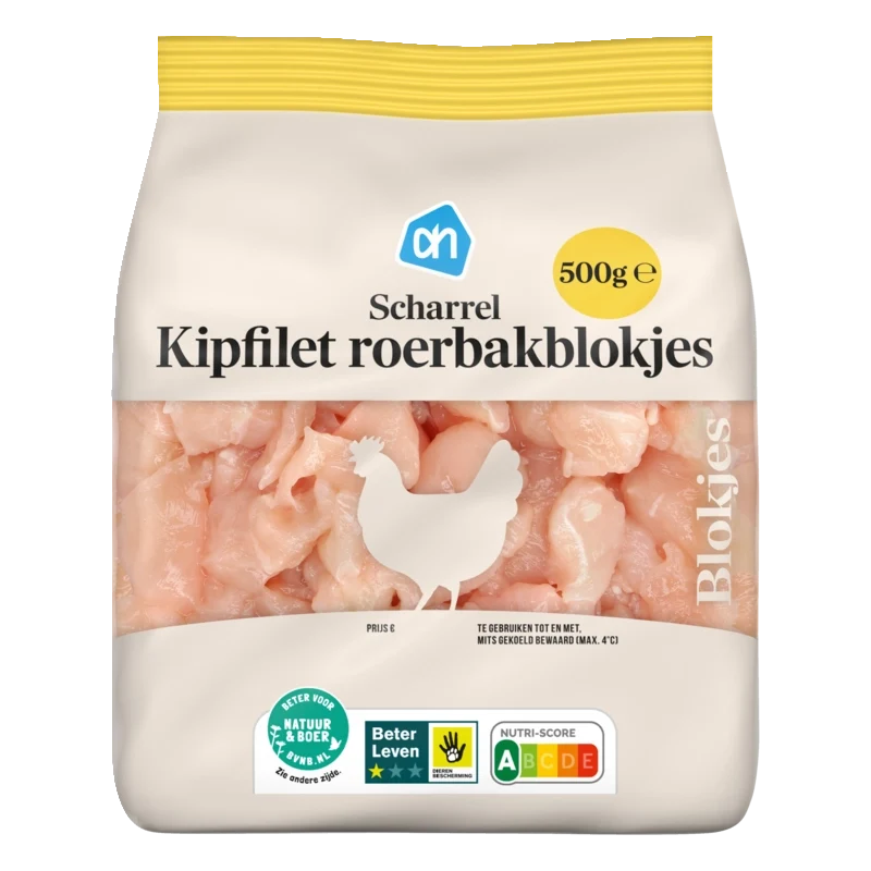 Scharrel kipfilet roerbakstukjes
