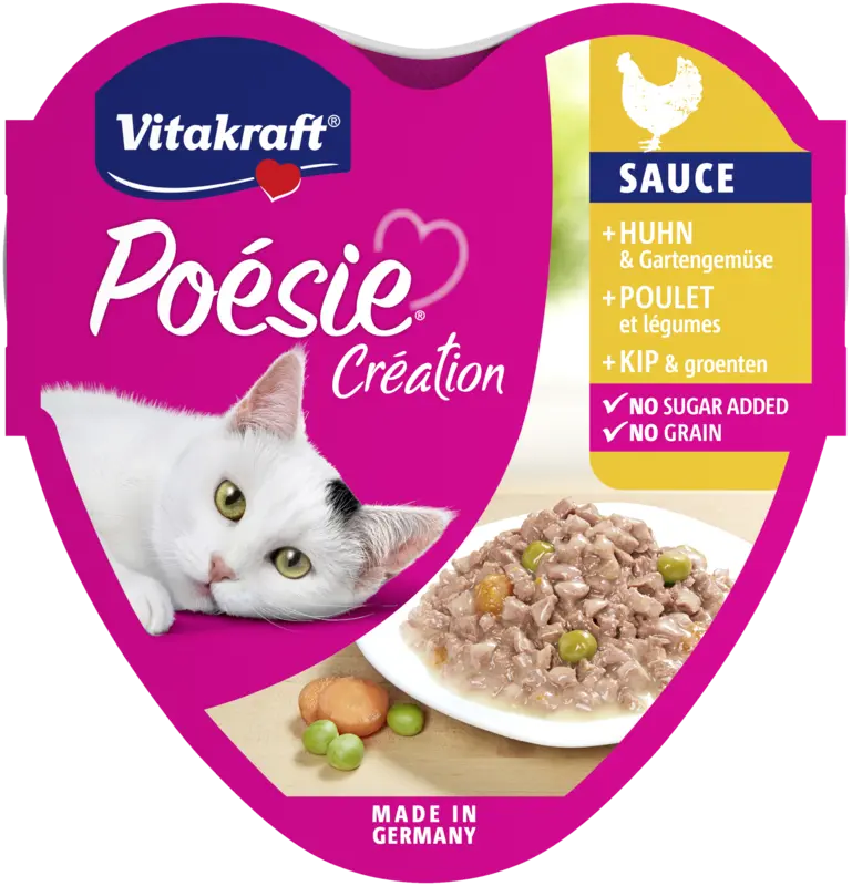 Vitakraft Poesie creation kip & groente in saus