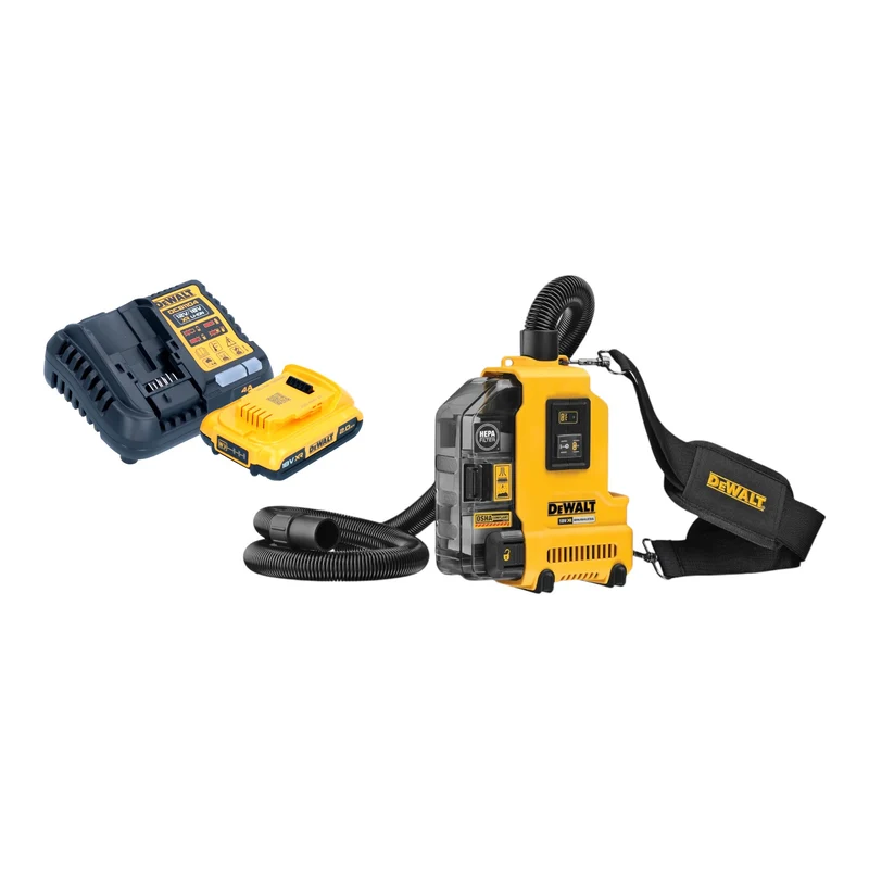 DeWalt DWH 161 D1 Akku Universalabsaugung 18 V 0,21 l Brushless + 1x Akku 2,0 Ah + Ladegerät