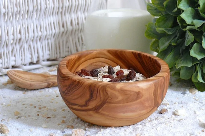 Müslischale Ø ca. 14cm Olivenholz