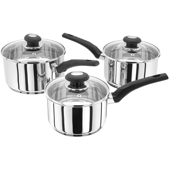 Judge Essentials, 3 Piece Saucepan Set