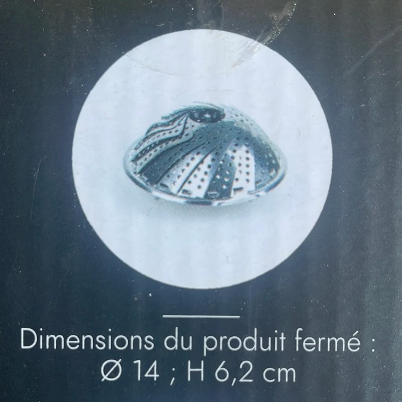Dampfkorb - Dampfeinsatz Edelstahl 23x6 cm