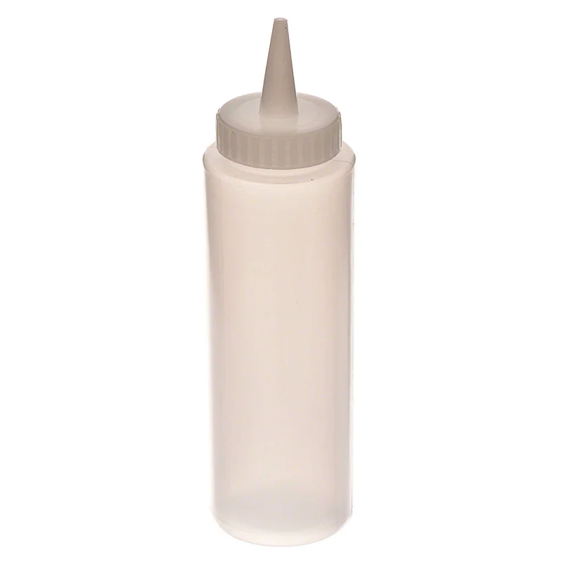 Browne 8oz Clear Squeeze Bottle