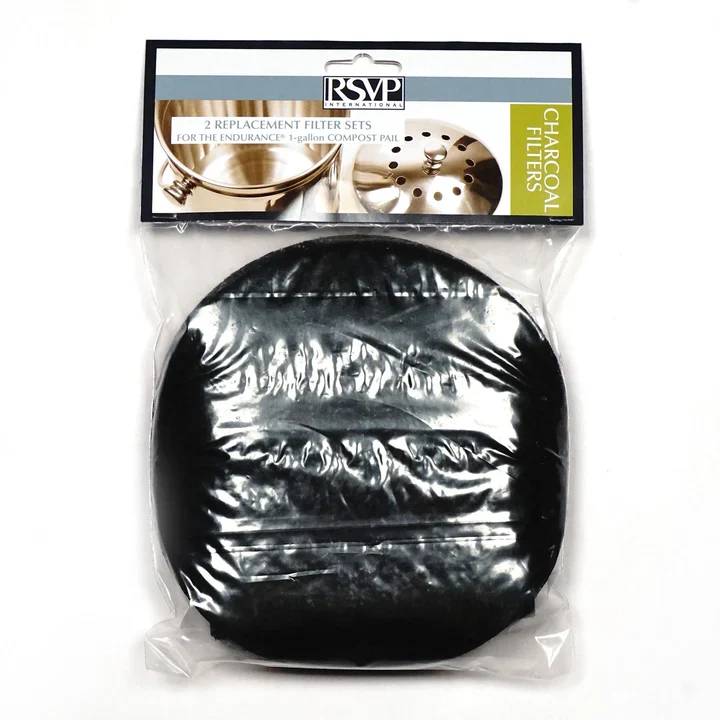 RSVP Charcoal Compost Replacement Filter Set Of 2