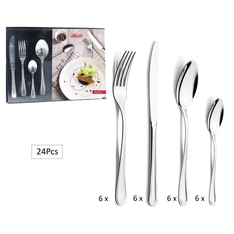Anilar Paris 24-Piece Cutlery Set