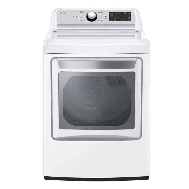 LG DLE7400WE 7.3 cu. ft. Smart Front Load Electric Dryer with Easy Load Door - White