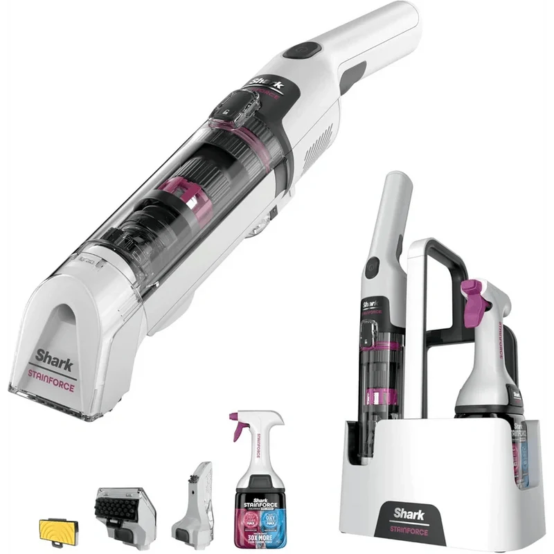 Shark Stainforce cordless spot cleaner HX100UKT, white