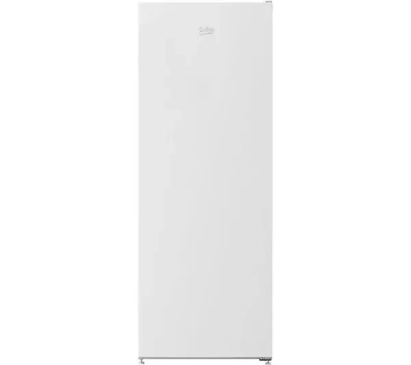 Beko FNE4545W tall white upright freezer, 177L capacity
