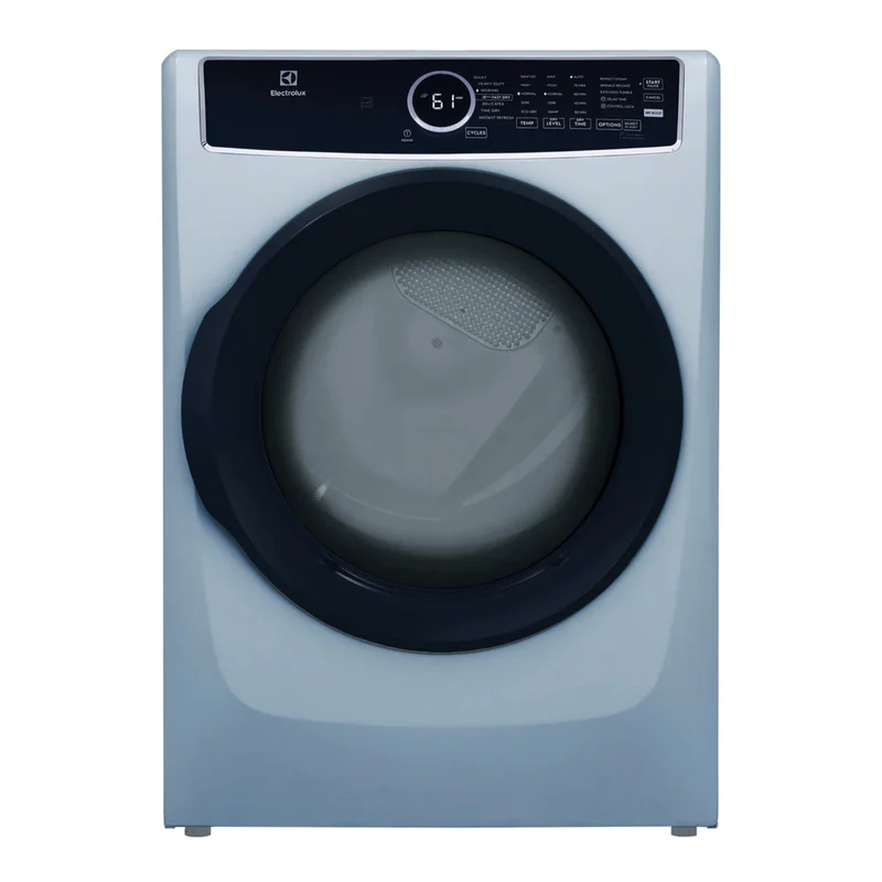 Electrolux ELFE7437AG 8.0 cu.ft. Front Load Electric Dryer with Moisture Sensor - Blue