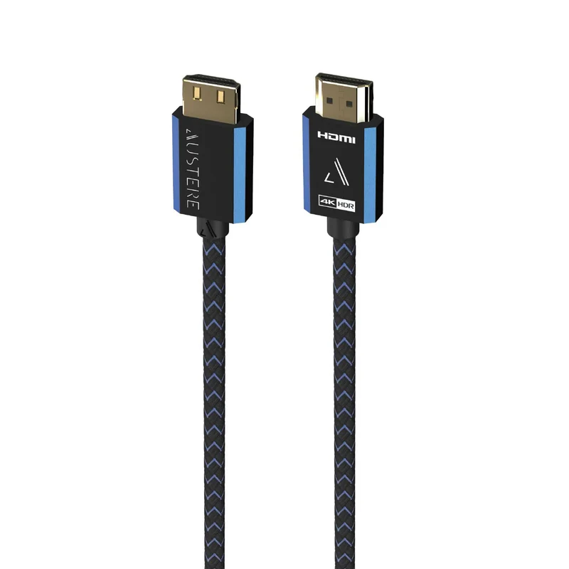 Austere V Series 2.5m 4k HDMI Cable - Black/Blue