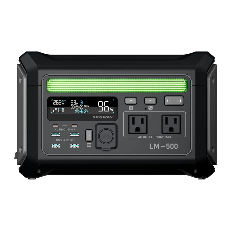 Segway Lumina 500 Portable Power Station - Black