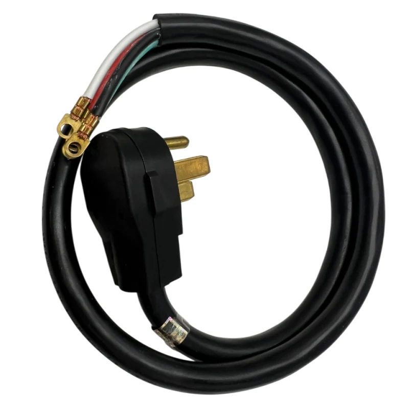 NDA 4' 4-Prong Range Cord with 3 Arrow Wires - Black
