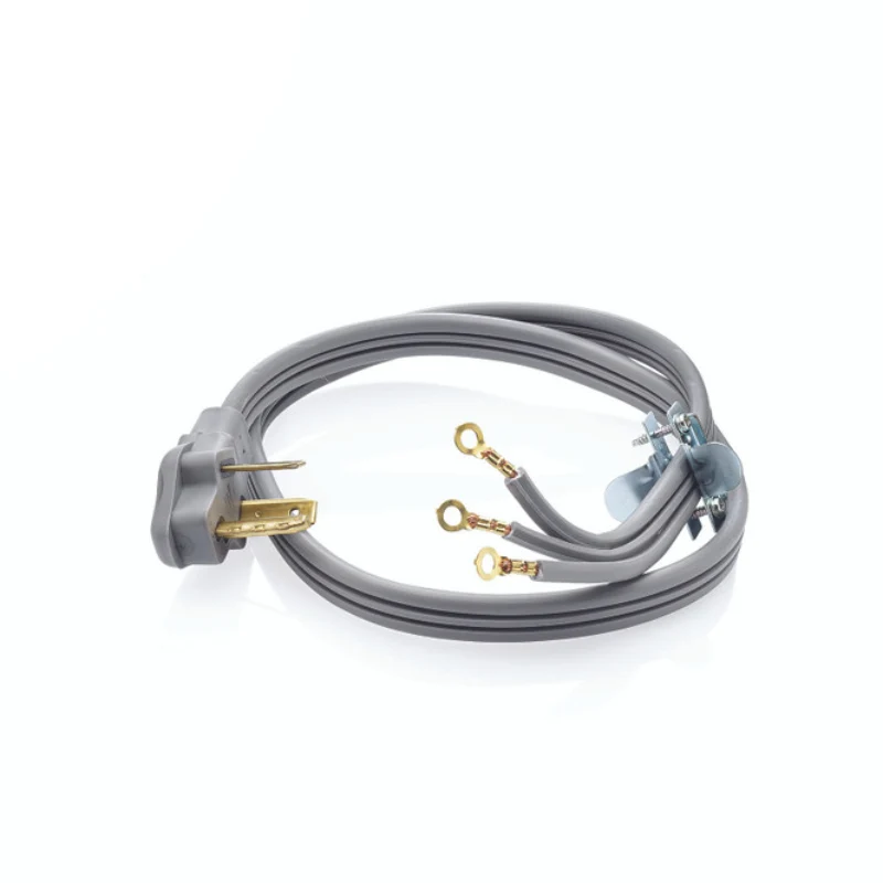 NDA 4' 30 AMP 3 Wire Cord Bagged - Gray