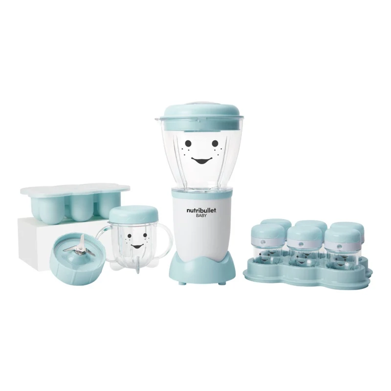 NutriBullet NBY50100 200 Watt Baby Blender Set - Blue